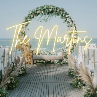 Personalized Name Neon Sign, LED Neon Sign for Wedding