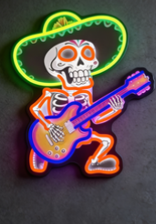 Guitar decorative LED lights