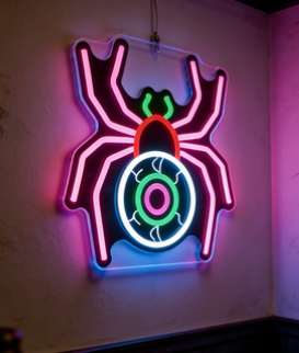 Spider-shaped LED lights