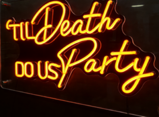 Acrylic LED display suitable for parties