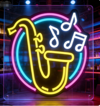 Acrylic LED Music Lamp