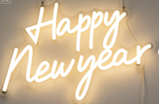 Happy New Year LED lights