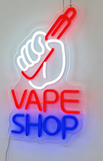 Acrylic LED lights for e-cigarette shops