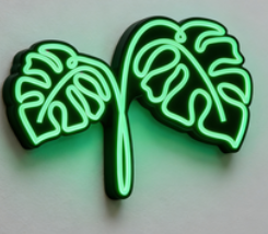 Plant-shaped LED lights