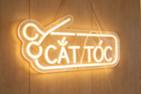 Electrically charged acrylic LED lights