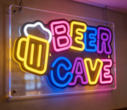 BEERCAVE Acrylic LED Light