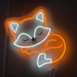 Fox Neon Sign, USB Powered LED Light for Room Decor Cute Animal Wall Decor for Bedroom, Kids Room, Game Room, Party Decoration and Fox Lovers Gift Brand: Maitoukug