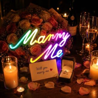Marry Me RGB Sign
