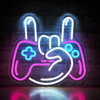 ONENENO Gamer LED Neon Sign for Wall Decoration Lightness Controllable neon Light for Man cave Decor, Christmas Ornament, Party and Game Room 5v USB Power