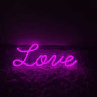 LOVE RGB luminous letters