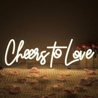 Cheers to love RGB Neon sign