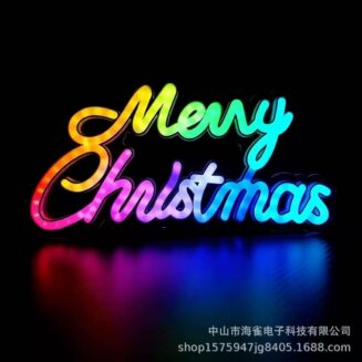 RGB Merry Christmas Neon Sign