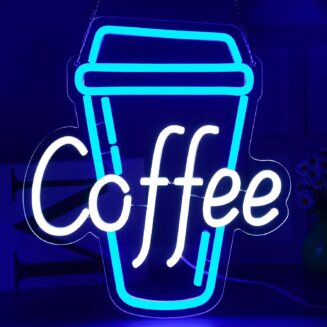 Coffee Neon Sign for Wall Decor Coffee LED Light for Man Cave
