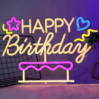 LED Neon Sign Night Light for Wall Party Décor Bedroom Room Bar Wedding Home Birthday Art Decoration Christmas with USB Chain Light modulator