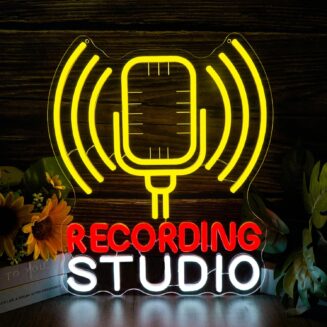 Vintage Microphone and Sound Wave Design