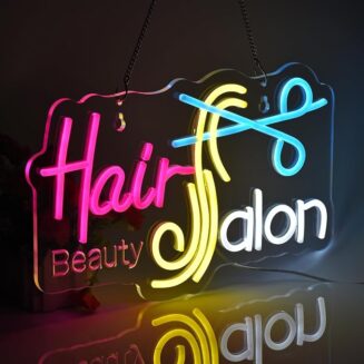Hair Salon Neon Sign,Beauty Spa LED Light Sign Wall Decor